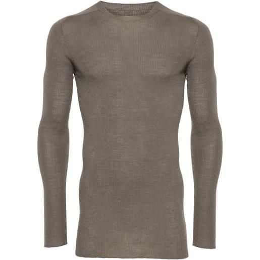 Rick Owens maglione aderente - grigio