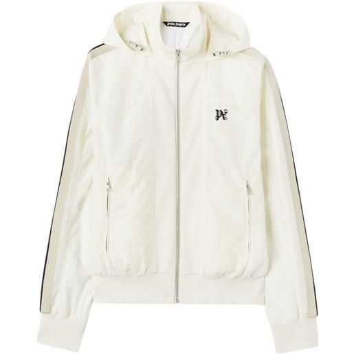 Palm Angels giacca sportiva con monogramma - bianco