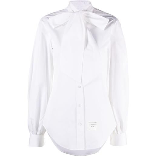 Thom Browne camicia oversize - bianco