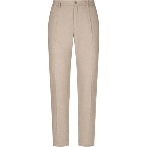 Dolce & Gabbana pantaloni sartoriali con pieghe - toni neutri