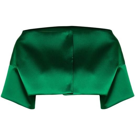 P.A.R.O.S.H. giacca crop papavero - verde