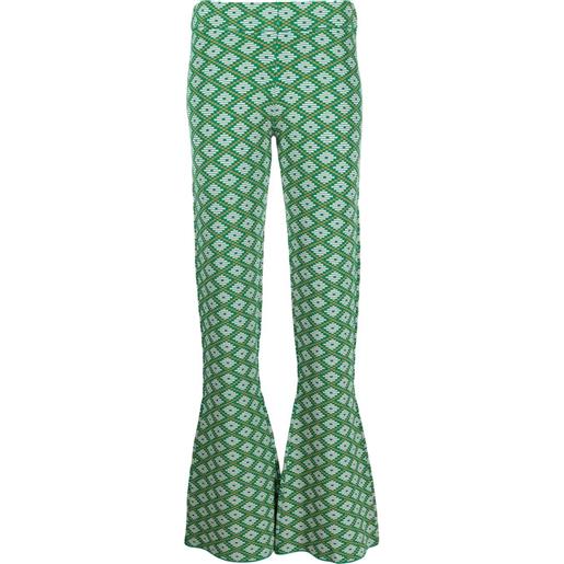 Dodo Bar Or pantaloni svasati - verde