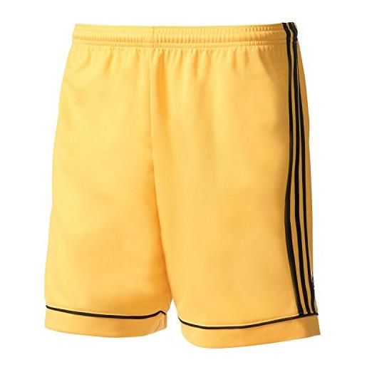 adidas squad 17 sho, pantaloncini uomo, giallo (bold gold/black), 152