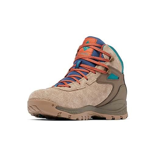 Columbia newton ridge bc, scarpe da ginnastica basse uomo, brown, 40.5 eu