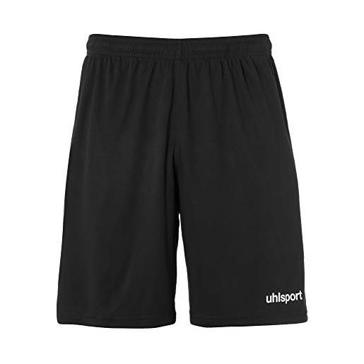 uhlsport center basic shorts, pantaloncini da uomo, nero, l