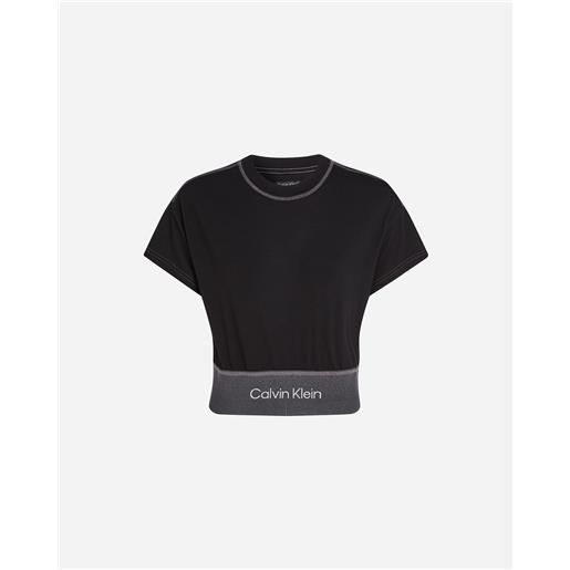 Calvin klein sport logo rise w - t-shirt - donna