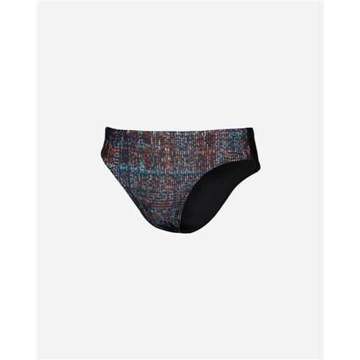 Nike Brief Black Costume Piscina Slip Nero Logo Bia Uomo