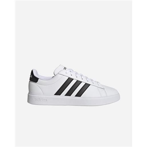 Adidas grand court cloudfoam m - scarpe sneakers - uomo - bianco