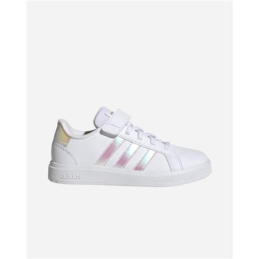 Adidas core grand court 2.0 elastic ps jr - scarpe sneakers