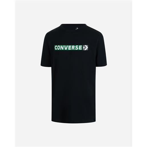 Converse script logo m - t-shirt - uomo