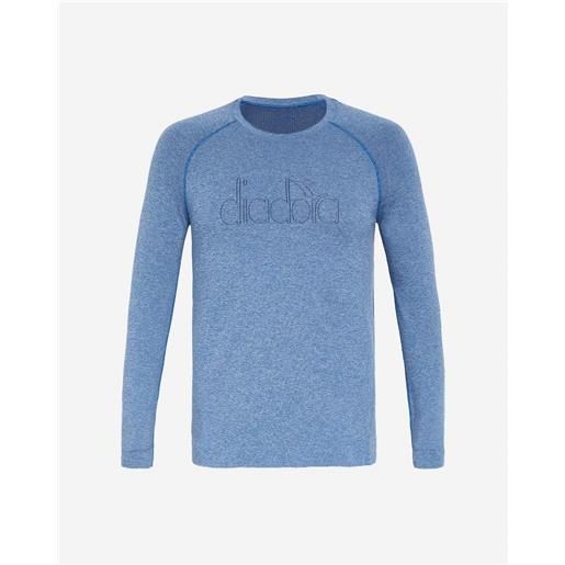 Diadora skin friendly m - maglia running - uomo - blu