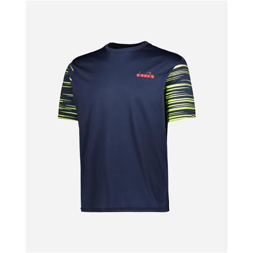 Diadora padel 23 m - t-shirt tennis - uomo
