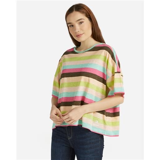 Mistral multicolor stripes w - t-shirt - donna