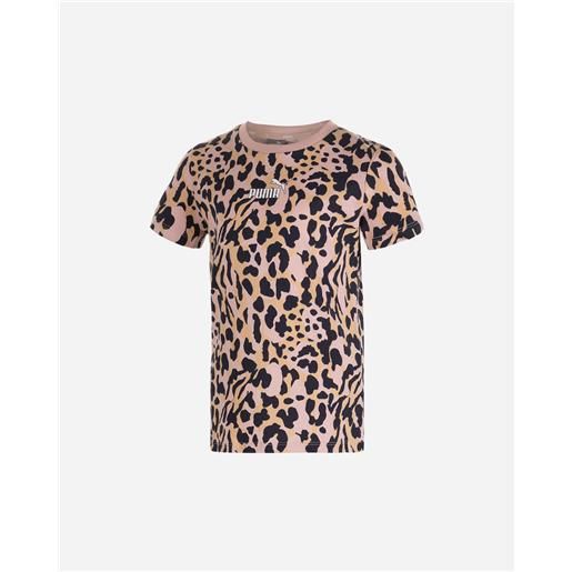 Puma aop leopard jr - t-shirt