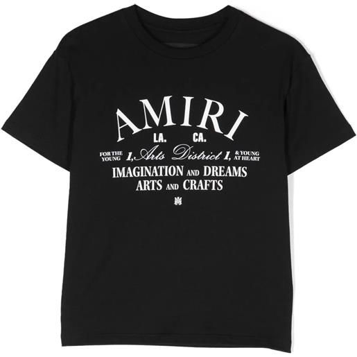 Amiri Kids t-shirt in cotone nero