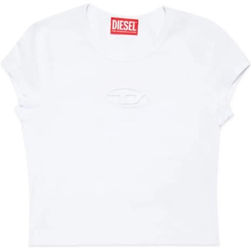 Diesel kids t-shirt in cotone bianco