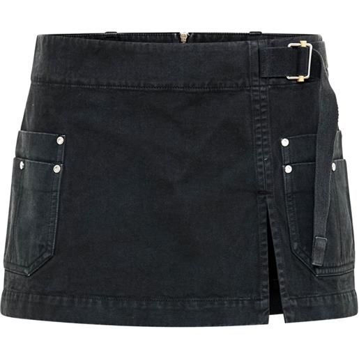 Dion Lee minigonna apron a portafoglio - nero