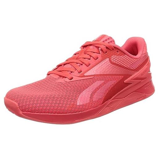 Reebok nano x3, scarpe da ginnastica unisex - adulto, cherry cherry cherry neon cherry, 39 eu