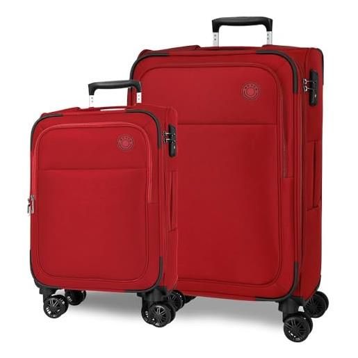 MOVOM atlanta set di valigie, taglia unica, rosso, taglia unica, set di valigie