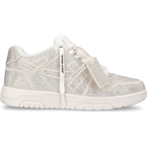 OFF-WHITE sneakers out of office con strass 30mm