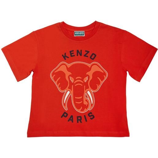 KENZO KIDS t-shirt in jersey di cotone