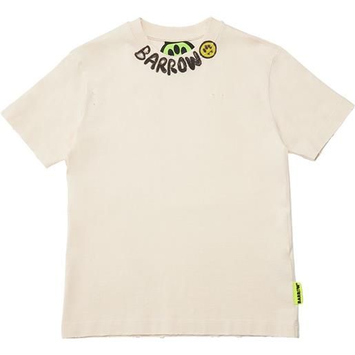BARROW t-shirt in jersey di cotone stampato