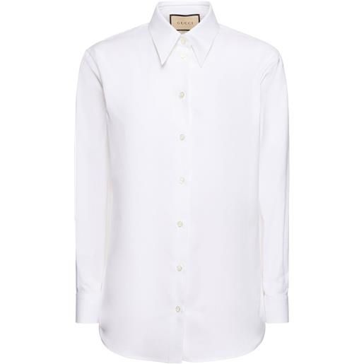 GUCCI camicia in cotone oxford