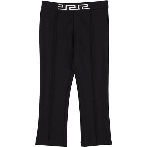 VERSACE pantaloni in jersey interlock