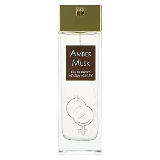 Alyssa ashley - amber musk eau de parfum, profumo, acqua profumata - 100ml