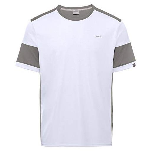 Headgear volley, t-shirt uomo, bianco/grigio, s