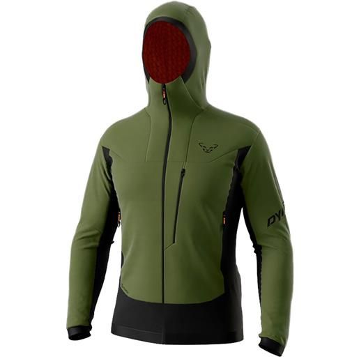 Dynafit free alpha® direct hoodie fleece verde l uomo