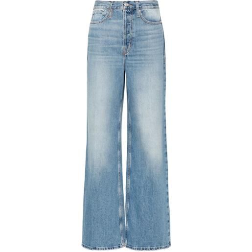 FRAME jeans dritti the 1978 a vita alta - blu
