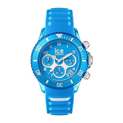 Ice-watch ice aqua malibu orologio blu da uomo con cinturino in silicone, chrono, 012736 (large)