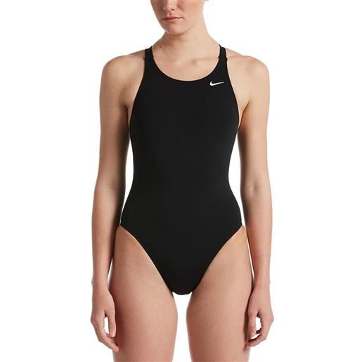 Nike Swim hydrastrong solids fast back 2.0 swimsuit nero us 36 donna