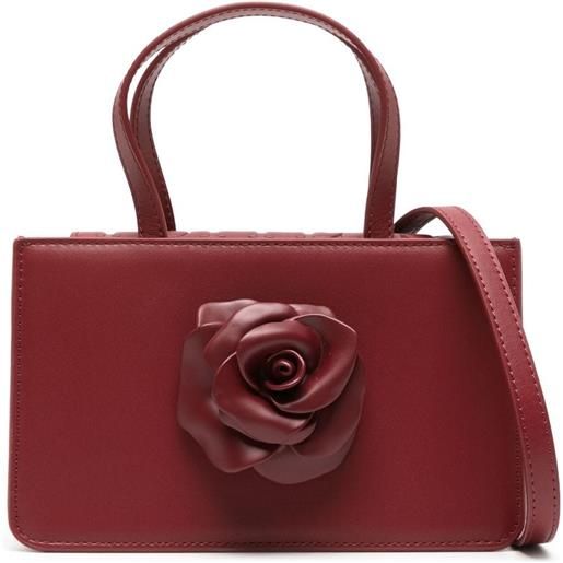 Puppets and Puppets borsa tote rose mini - rosso