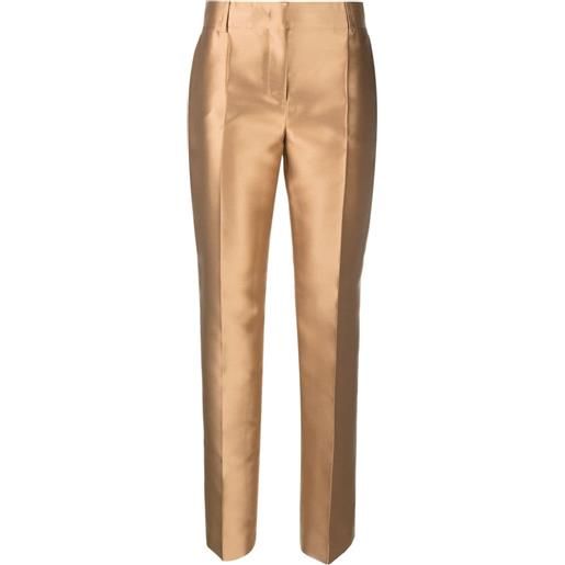 Alberta Ferretti pantaloni mikado sartoriali - toni neutri