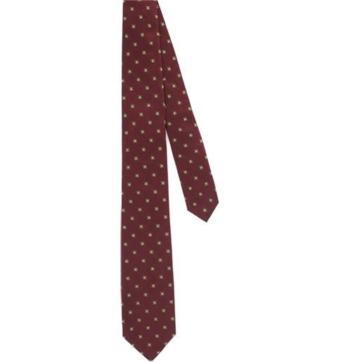 Barba cravatte cravatte uomo rosso
