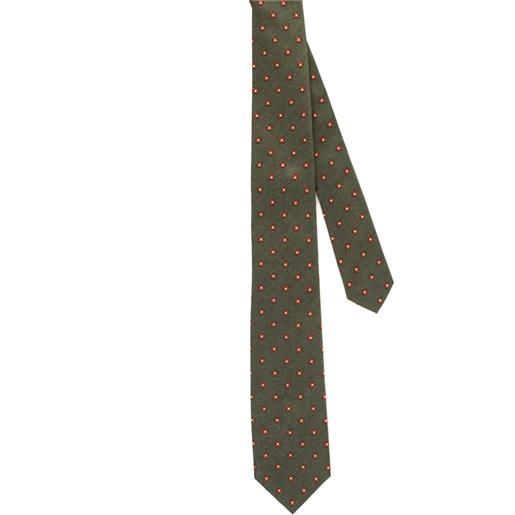 Barba cravatte cravatte uomo verde