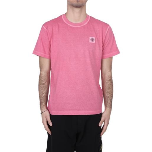 Stone Island t-shirt manica corta uomo rosa
