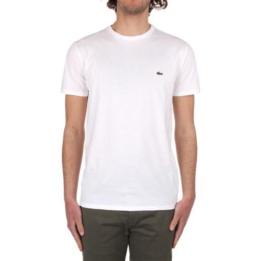 Lacoste t-shirt manica corta uomo bianco