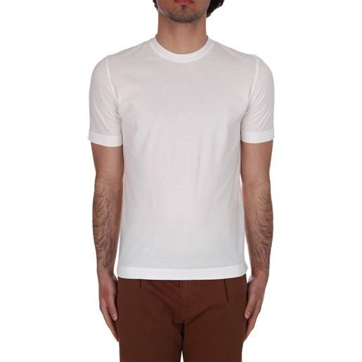 H953 t-shirt manica corta uomo bianco