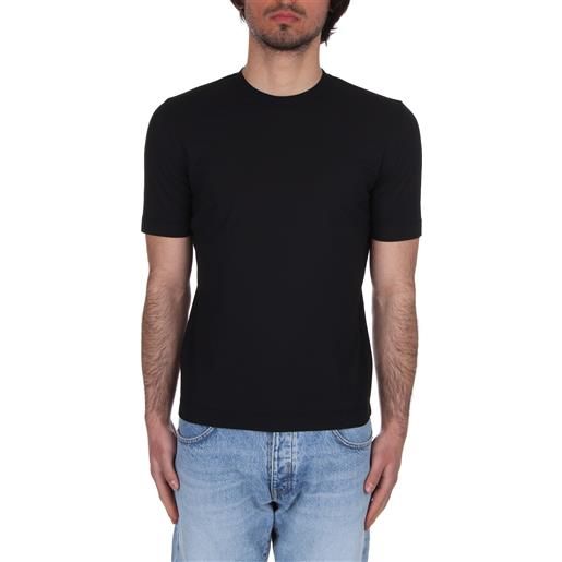 H953 t-shirt manica corta uomo nero