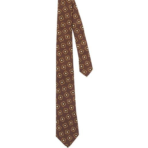 Rosi Collection cravatte cravatte uomo marrone