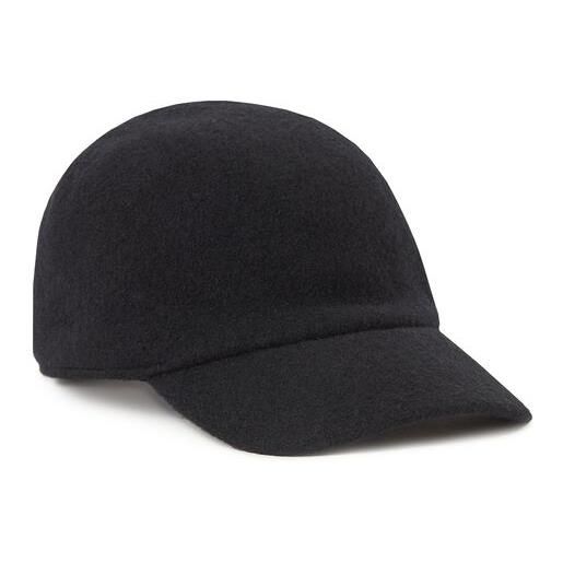 Falconeri cappello in lana con visiera nero