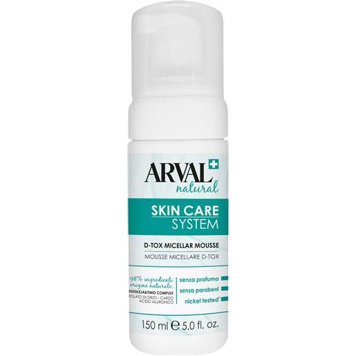Arval skin care system mousse micellare d-tox