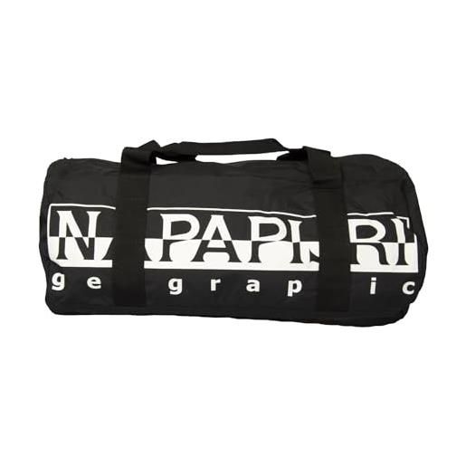 NAPAPIJRI borsa NAPAPIJRI borsone viaggio palestra sport con logo tessuto leggero articolo np0a4gir hert pkb cm 59 x 32 x 30 (circa), 041 black, taglia unica