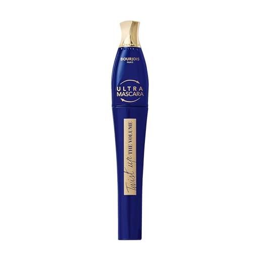 Bourjois paris mascara twist up volume, mascara 2 in 1 allungante e volumizzante, formula arrichita con collagene e keratina, ultra blue 03, 8m