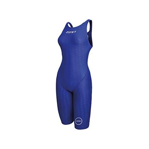 ZONE3 performance speed swim - ginocchiere da donna, donna, sw18wfks106/28, blue, 28