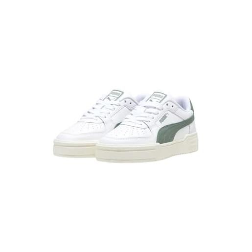 PUMA ca pro classic, scarpe da ginnastica unisex-adulto, white-eucalyptus-warm white, 45 eu