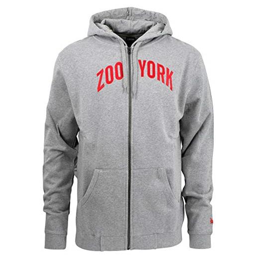 Zoo York - felpa con cappuccio - uomo grau l